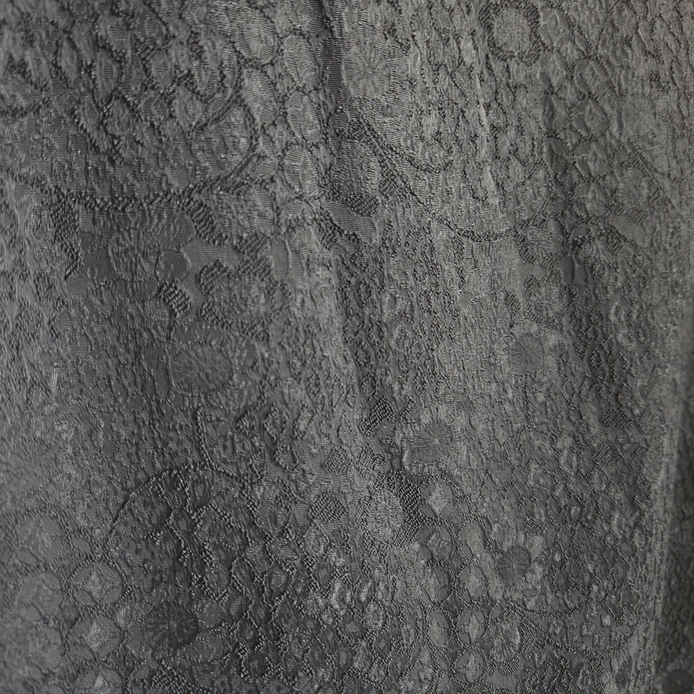 Carmen Marc Valvo Formal Black Gold Panel Brocade Bodycon Cocktail Dress Size 6 - Picture 5 of 11